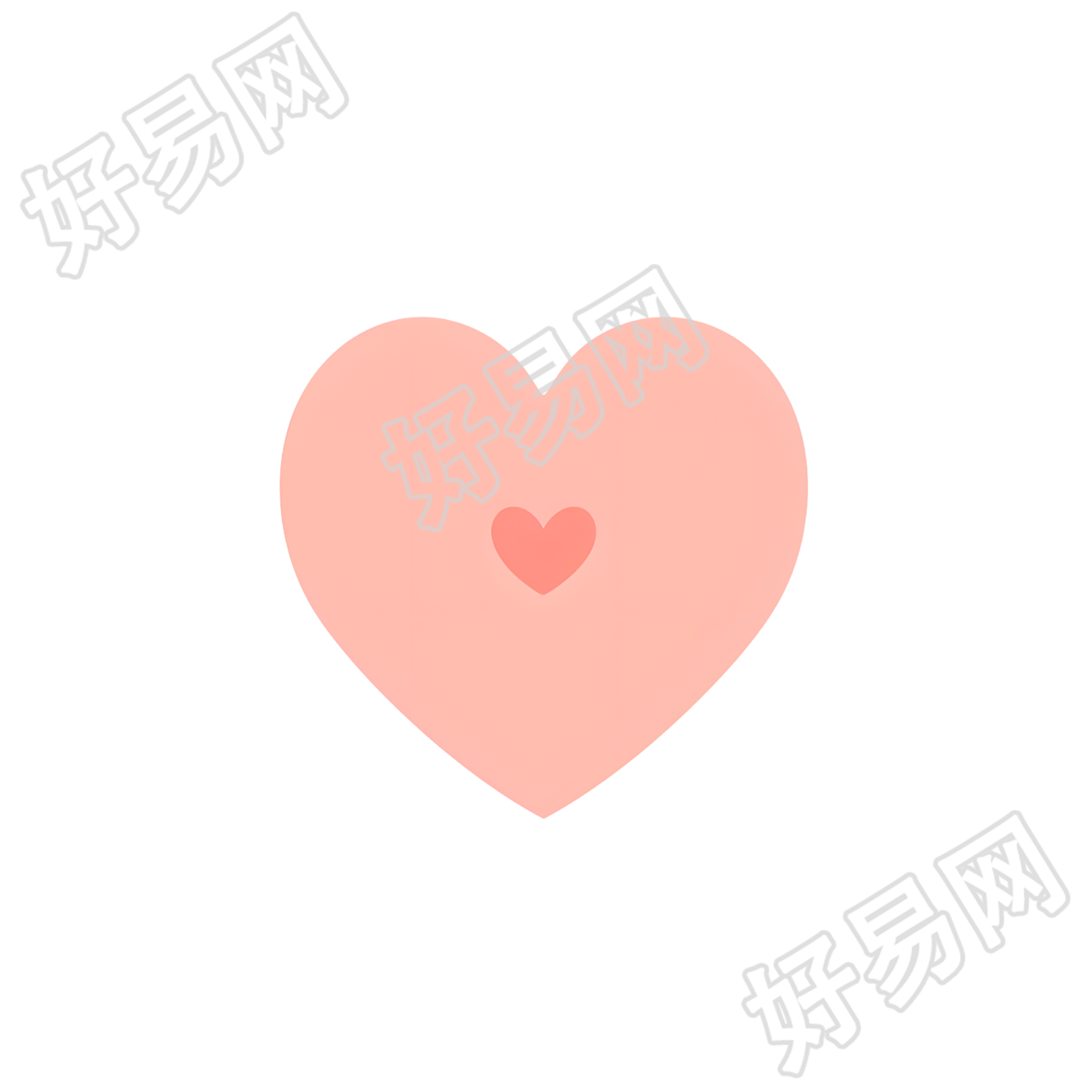 心形logo简约插画