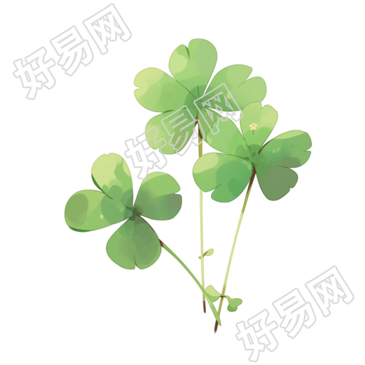 四叶草商业设计元素