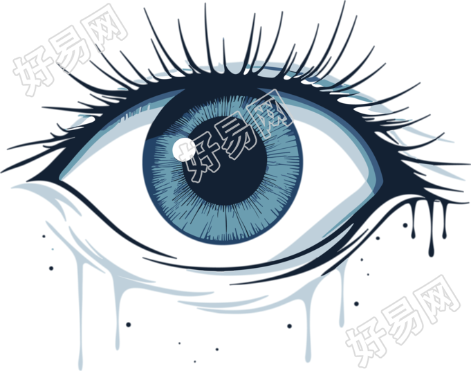 眼睛透明背景插画