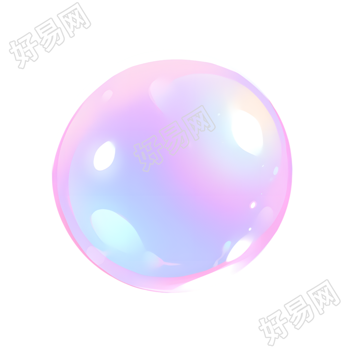 泡泡简洁插画