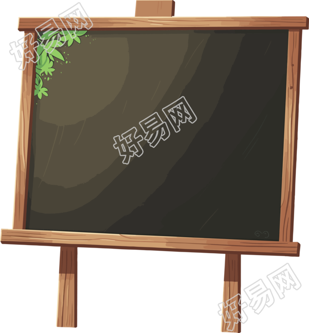 黑板手绘插图素材