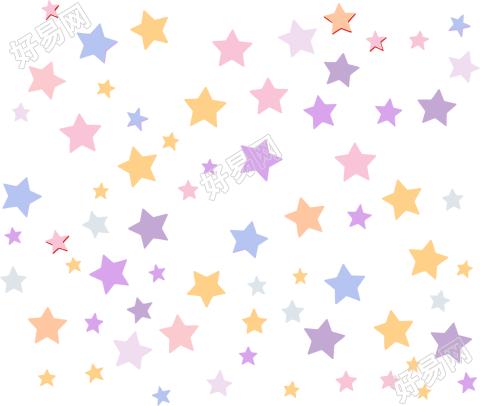 星星背景插画素材