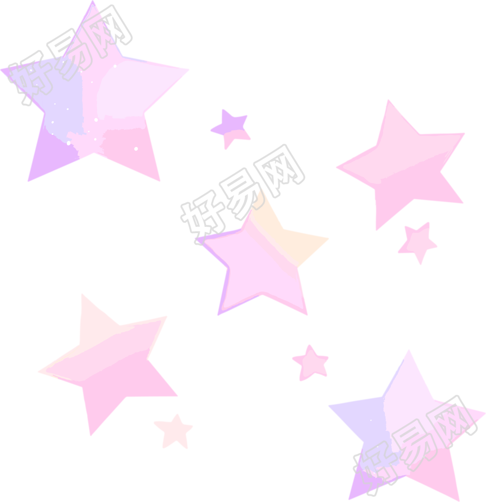 星星背景简单插画