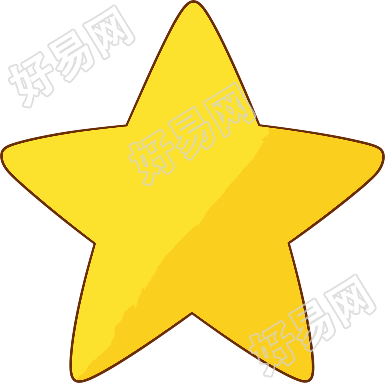 五角星创意商业插画