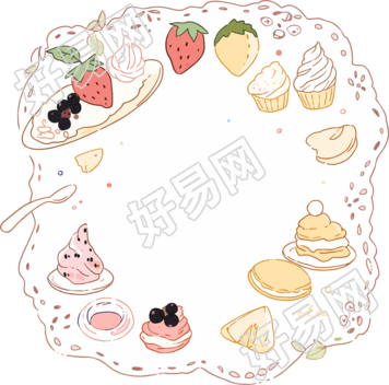 餐牌手绘设计元素