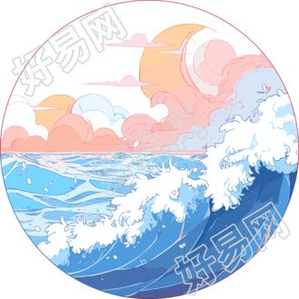 卡通海洋插画设计元素