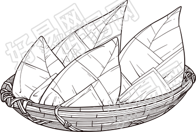 儿童端午节图画简笔画