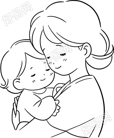 关于母亲节的简笔画