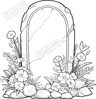 儿童简笔画清明节