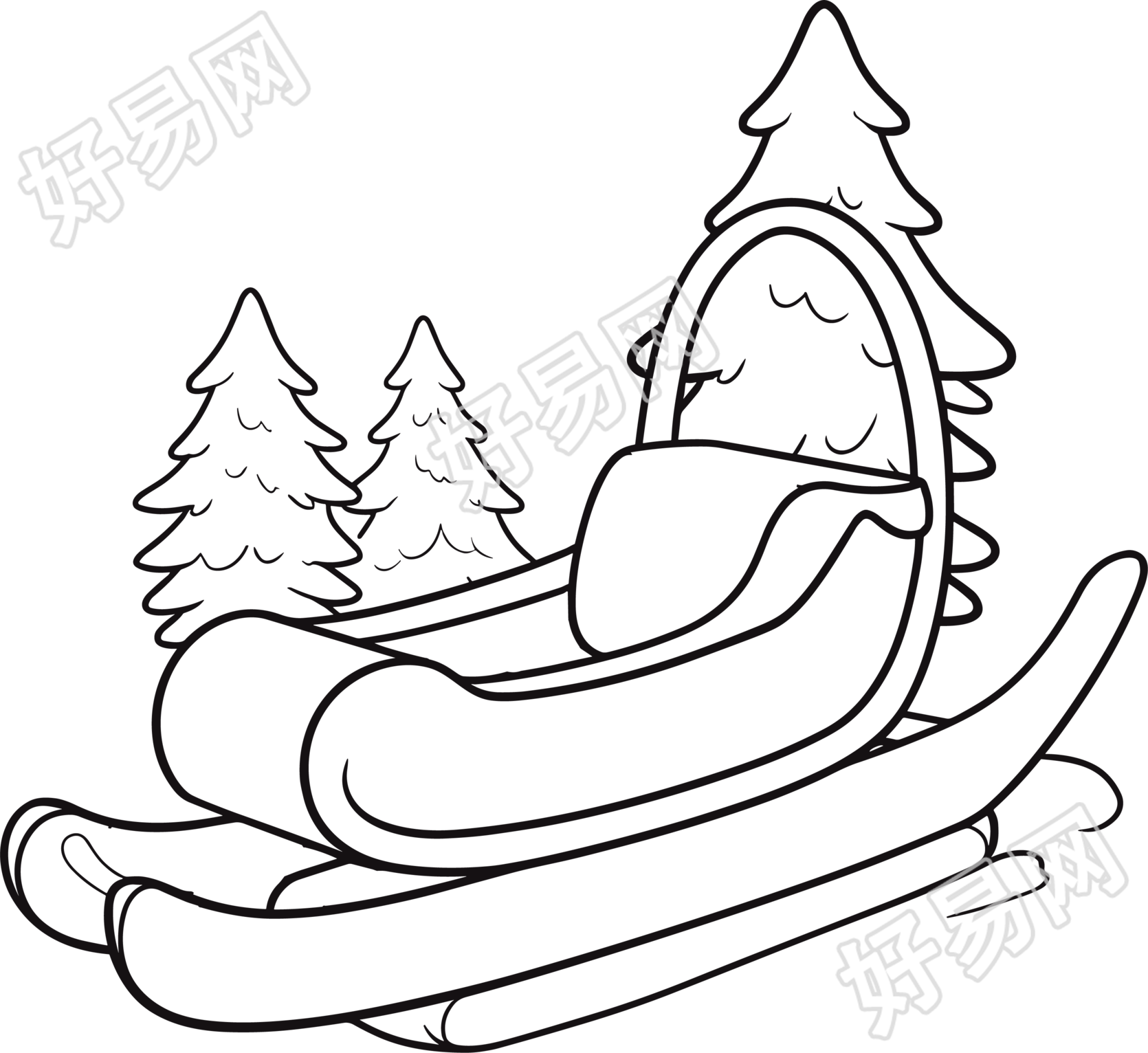 圣诞节图片简笔画