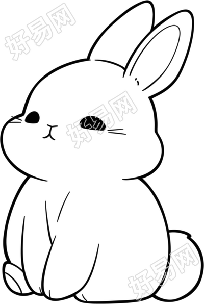 兔子简笔画新年2023