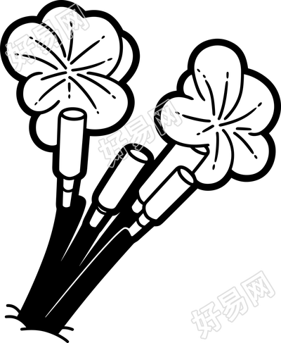 放鞭炮简笔画