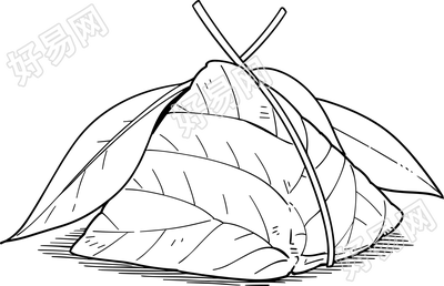 简笔画粽子