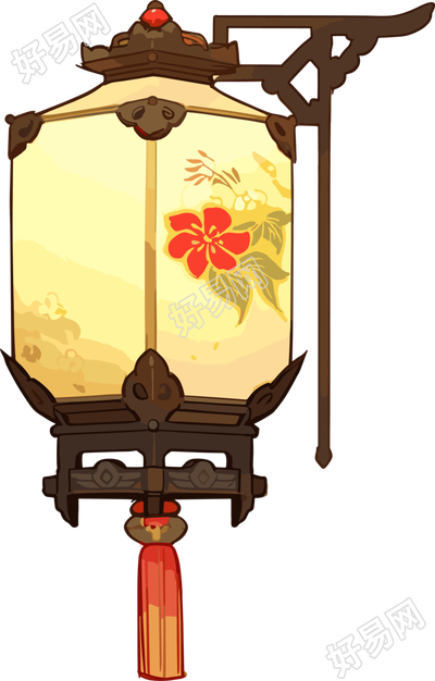 中式灯笼PNG插图