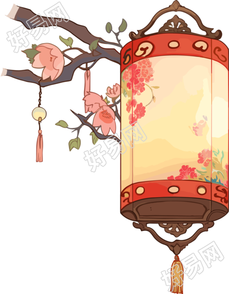 中式灯笼可商用图形素材