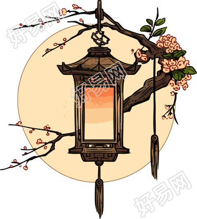 中式灯笼装饰灯具素材