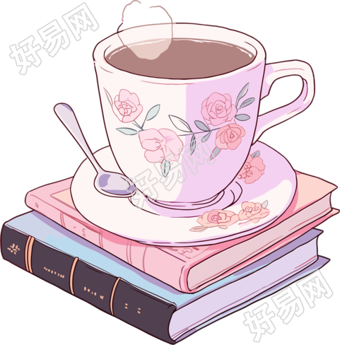 咖啡书籍插图