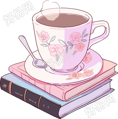 咖啡书籍插图