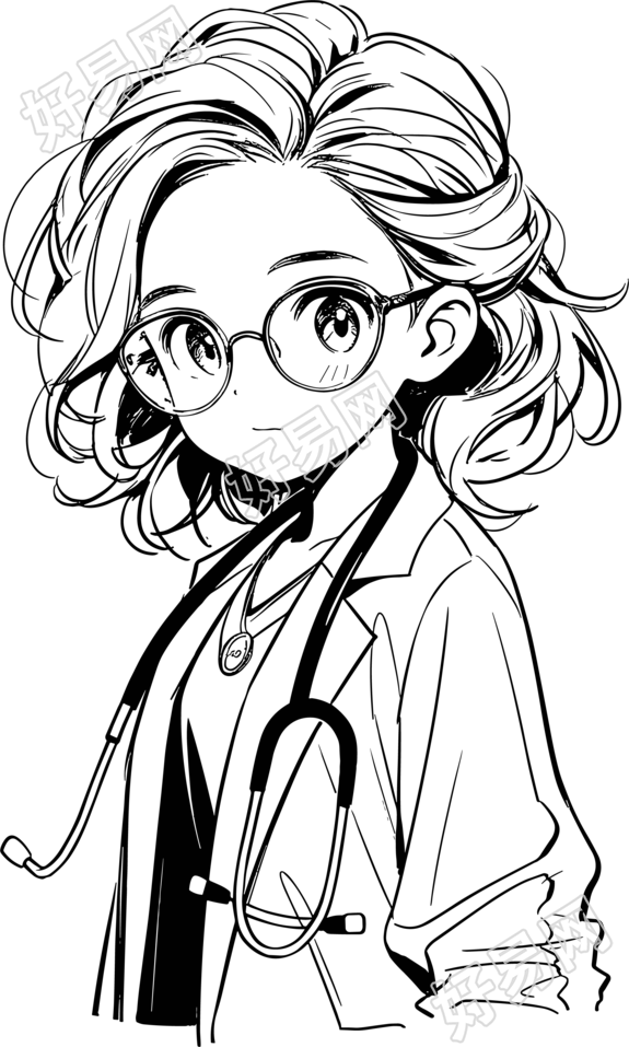 医生简笔画
