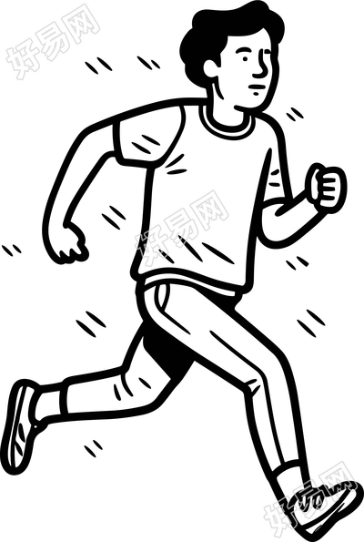 体育运动简笔画
