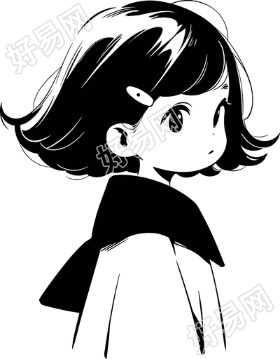 简笔画女孩