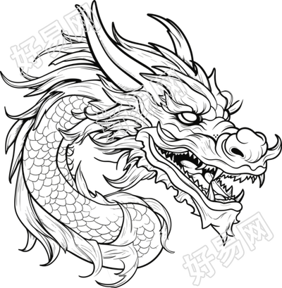 简笔画龙