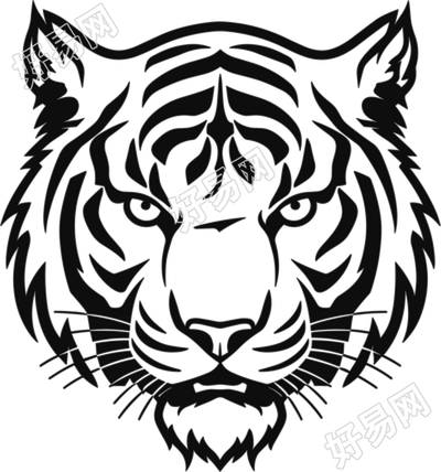 虎头简笔画