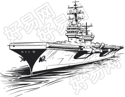 航空母舰简笔画