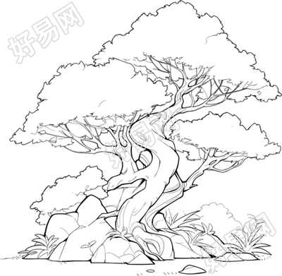 风景简笔画