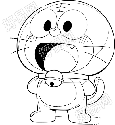 哆啦a梦简笔画