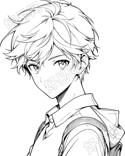 动漫人物简笔画