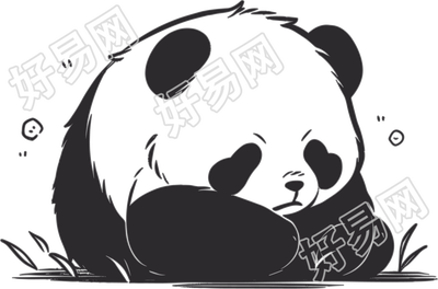 大熊猫简笔画
