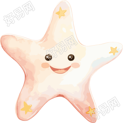 海星可爱手绘素材