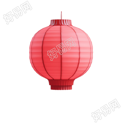 3D红灯笼渲染素材