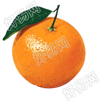 橙子透明背景高清图形素材