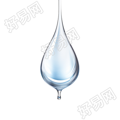 水滴简洁美观插画