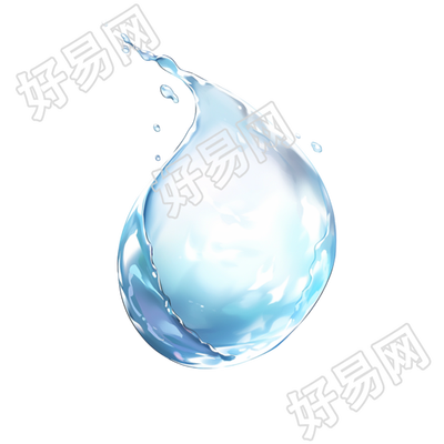水滴素材设计插图