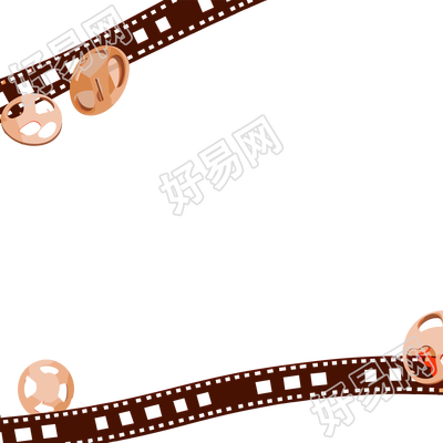 电影胶片边框可商用插画