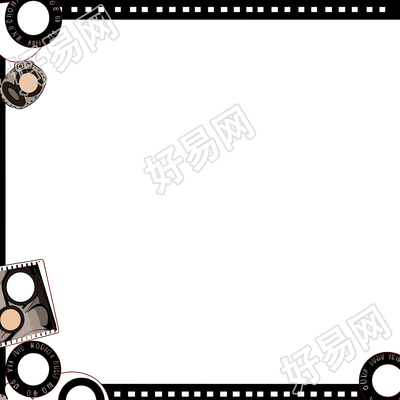 电影胶片边框商业设计素材