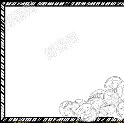 电影胶片边框高清图形插画