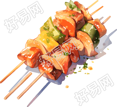 烤串商业设计元素