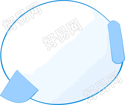 蓝色对话框高清图形素材