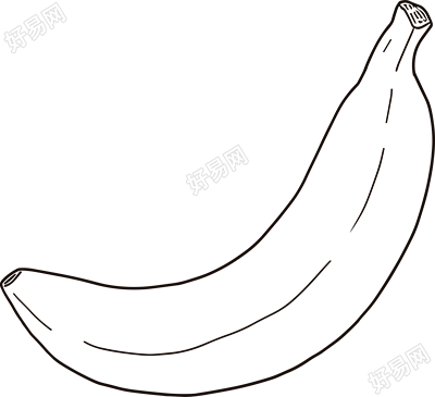 香蕉简笔画