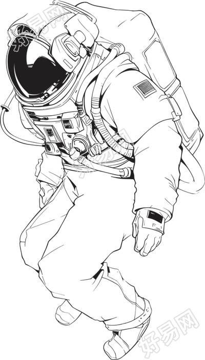 宇航员简笔画