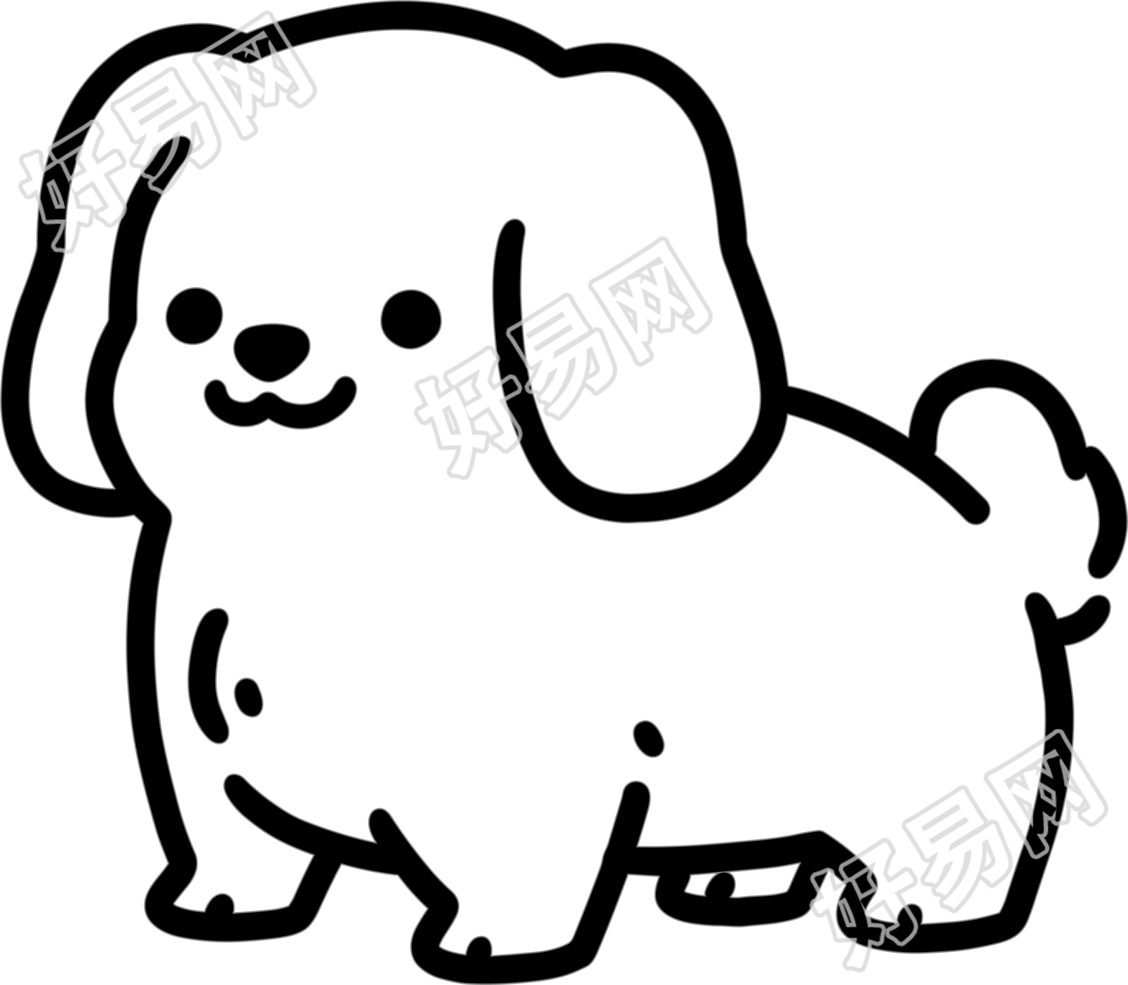 狗简笔画