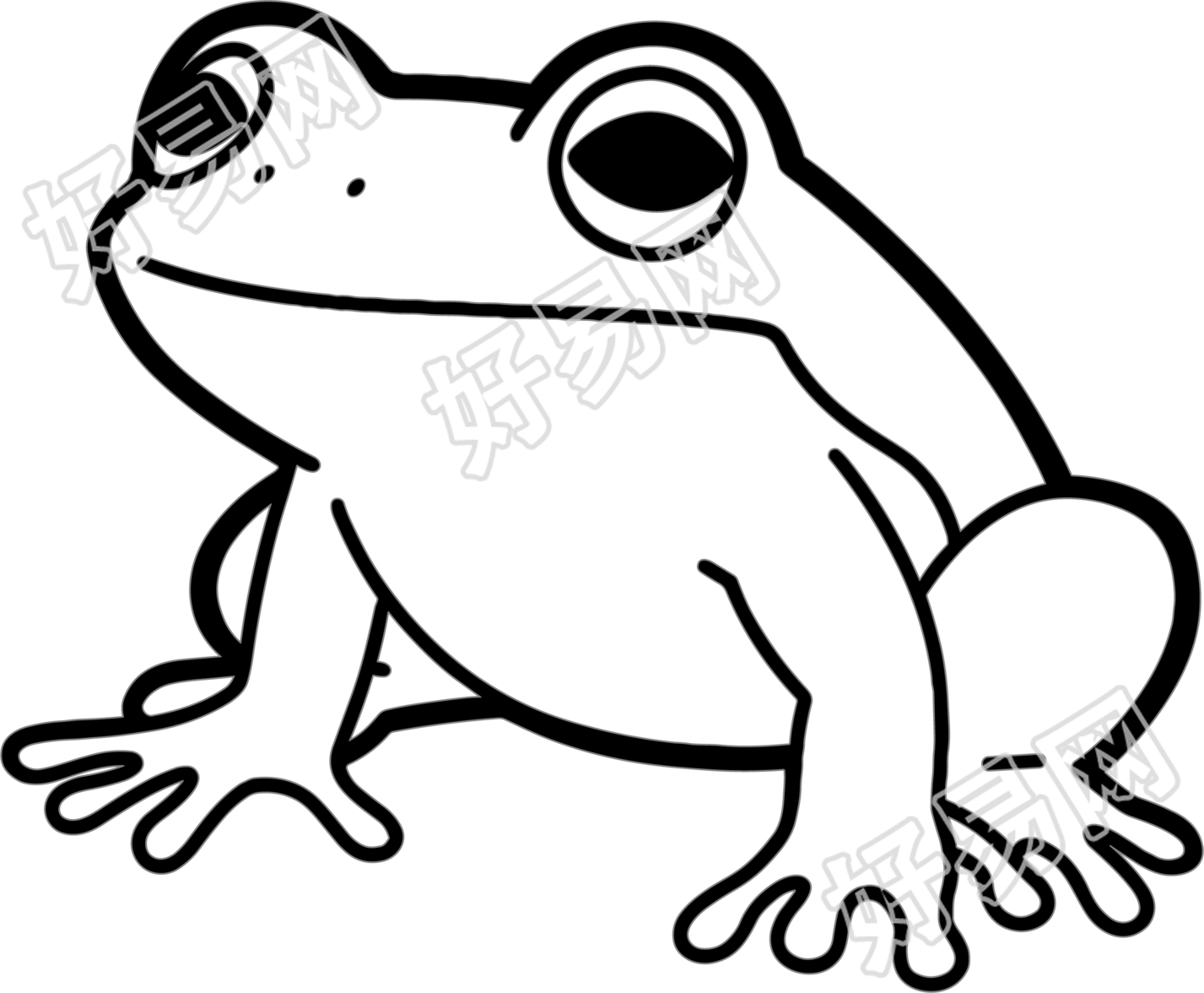 青蛙简笔画