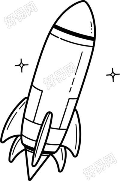 火箭简笔画
