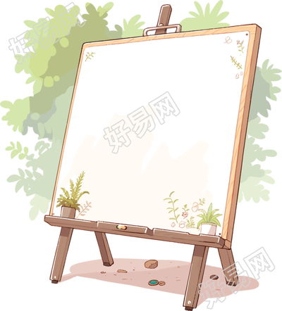白板商业可用插图