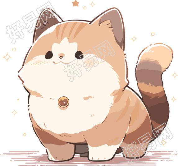 卡通猫可商用素材