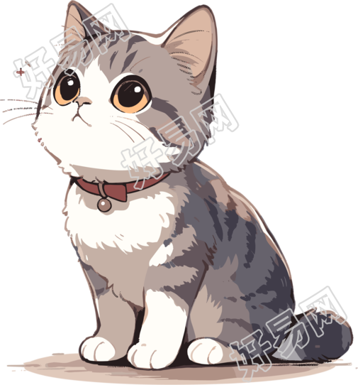 卡通猫图案素材